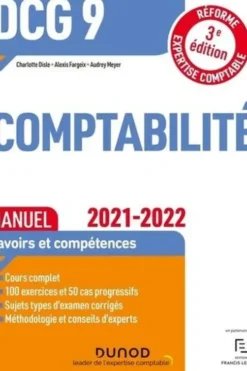 DCG 9 Comptabilité. Manuel, Edition 2021-2022, Charlotte Disle