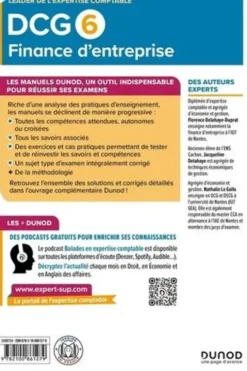 DCG 6 Finance d'entreprise, Florence Delahaye-Duprat