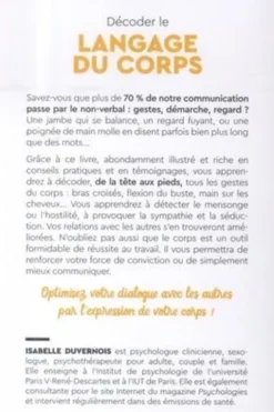 Décoder le langage du corps. Attention vos gestes parlent pour vous !, Isabelle Duvernois