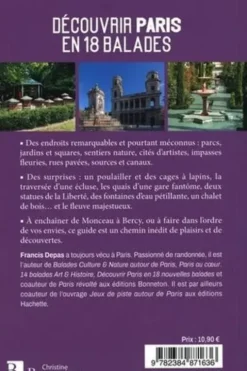 Découvrir Paris en 18 balades, Francis Depas