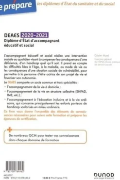 DEAES. Diplôme d'Etat d'accompagnant éducatif et social, Edition 2020-2021, Olivier Huet
