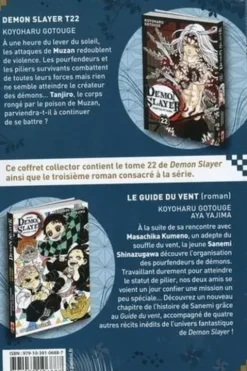 Demon Slayer : Coffret en 2 volumes : Demon Slayer Tome 22 ; Roman Tome 3, Koyoharu Gotouge