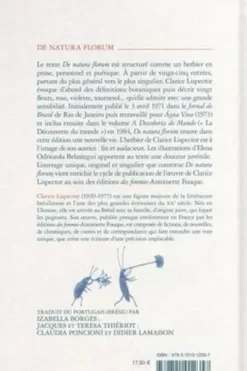 De natura florum, Clarice Lispector