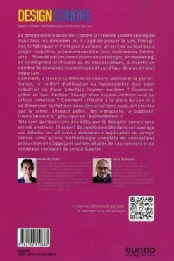 Design sonore. Applications, méthodologie et études de cas, Frank Pecquet