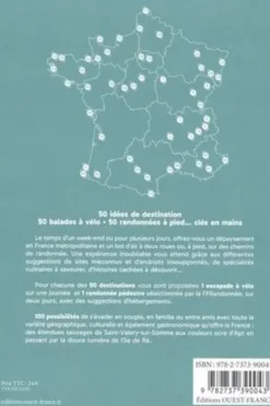 Destinations vélo et rando. 100 façons de s'évader en France, Morgan Daucé