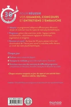 Devenez un crack des tests psychotechniques en 30 jours, Christelle Boisse