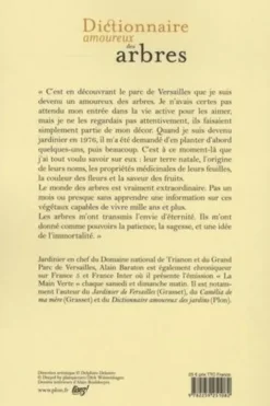 Dictionnaire amoureux des arbres, Alain Baraton