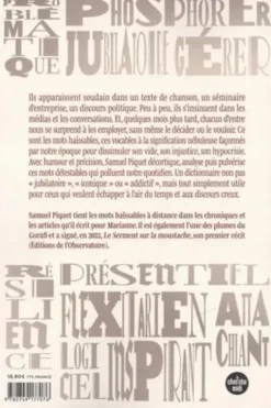 Dictionnaire des mots haïssables, Samuel Piquet