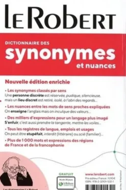Dictionnaire des synonymes et nuances poche +, Le Robert