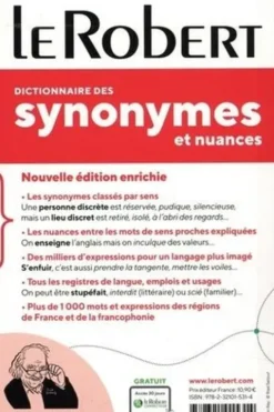 Dictionnaire des synonymes et nuances, Le Robert