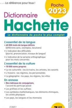 Dictionnaire Hachette encyclopédique de poche. 50 000 mots, Edition 2023, Nathalie Théret