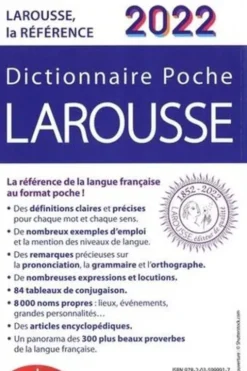 Dictionnaire Larousse de poche. Edition 2022