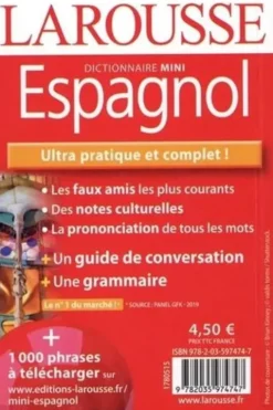 Dictionnaire mini français-espagnol et espagnol-français, Valérie Katzaros