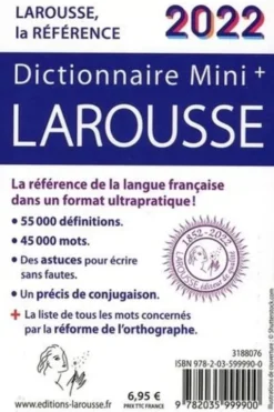 Dictionnaire Mini plus Larousse. Edition 2022