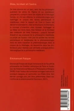 Dieu, la chair et l'autre. D'Irénée à Duns Scot, Emmanuel Falque