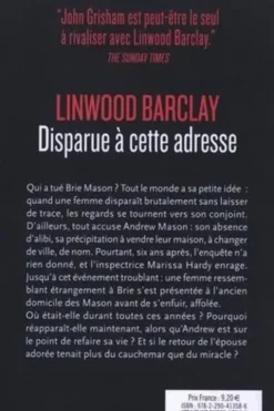 Disparue à cette adresse, Linwood Barclay