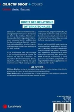 Droit des relations internationales. 8e édition, Philippe Blachèr
