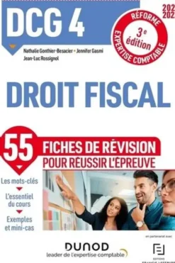 Droit fiscal DCG 4. Fiches de révision, Edition 2021-2022, Nathalie Gonthier-Besacier