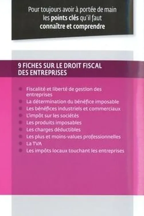 Droit fiscal des entreprises. Edition 2023, François Goliard