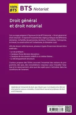 Droit général et droit notarial BTS Notariat épreuve E4. 3e édition, Christel Morel Journel