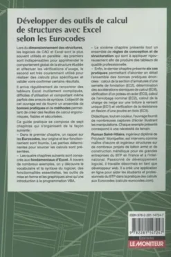 Développer vos outils de calcul de structures avec Excel selon les Eurocodes, Roman Saint-Hilaire
