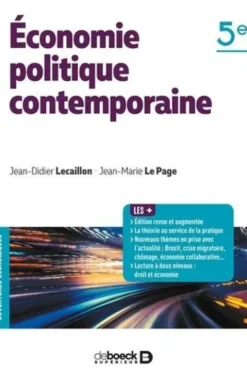 Economie politique contemporaine. 5e édition revue et augmentée, Jean-Didier Lecaillon