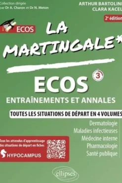 Ecos, entraînements et annales. Dermatologie, maladie infectieuse, médecine interne, pharmacologie, santé publique, 2e édition, Arthur Bartolini