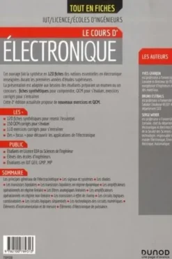Electronique. Tout en fiches. IUT, licence, écoles d'ingénieurs, 2e édition, Yves Granjon