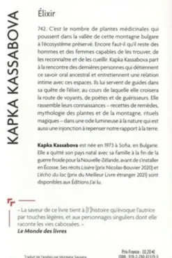 Elixir. Dans la vallée, à la fin des temps, Kapka Kassabova