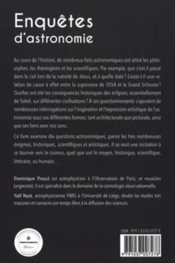 Enquêtes d'astronomie, Dominique Proust