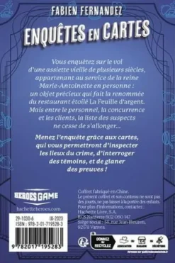 Enquêtes en cartes. 100 cartes pour résoudre l'enquête !, Fabien Fernandez
