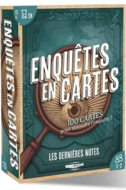Enquêtes en cartes. Les dernières notes, Fabien Fernandez
