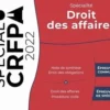Epreuves écrites du CRFPA. Spécialité droit des affaires, Edition 2022, Nicolas Kilgus