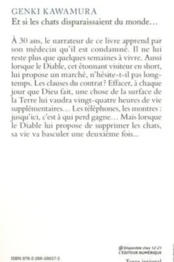 Et si les chats disparaissaient du monde..., Genki Kawamura