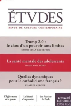 Etudes N° 4325, avril 2025, François Euvé