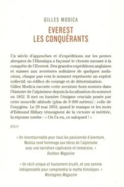 Everest, les conquérants. 1852-1953, Gilles Modica
