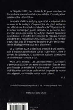 Face à Uber. Enquête sur un scandale d'Etat, Danielle Simonnet