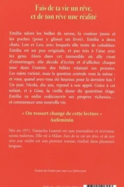 Fais de ta vie un rêve, et de ton rêve une réalité, Natascha Lusenti