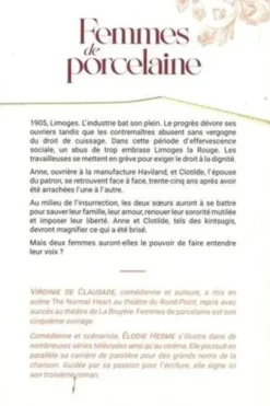 Femmes de porcelaine, Virginie de Clausade