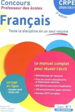Français. CRPE Admissibilité, Edition 2020-2021, Clarisse Coffin