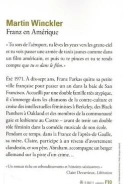 Franz en Amérique, Martin Winckler