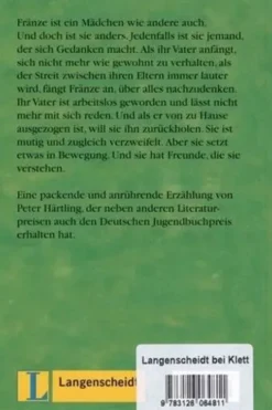 Fränze. Edition en allemand, Peter Härtling