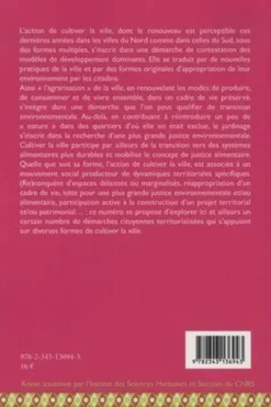 Géographie et Cultures N° 101 : Cultiver la ville. De la diversité des pratiques et des formes d'appropriation citoyennes, Florence Brondeau