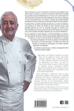 Guy Savoy cuisine les écrivains. XVIIIe siècle