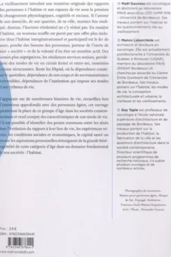 Habitats et vieillissements. Des hommes et des lieux, Maël Gauneau