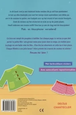 Happy Girls. Poupées à habiller. Avec des autocollants repositionnables, Deborah Van de Leijgraaf