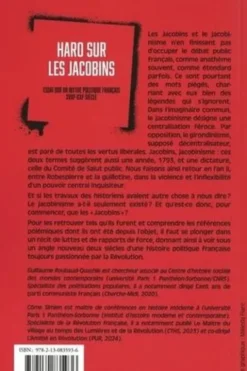Haro sur les Jacobins. Essai sur un mythe politique français (XVIIIe-XXIe siècle), Guillaume Roubaud-Quashie