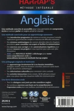 Harrap's méthode intégrale Anglais. Avec 2 CD audio, Sandra Stevens