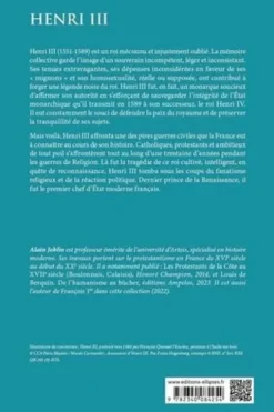 Henri III. Un roi de tragédie, Alain Joblin