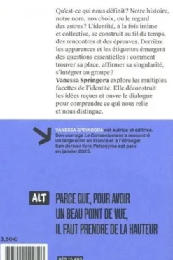 Identité : qu'est-ce qui nous définit ?, Vanessa Springora